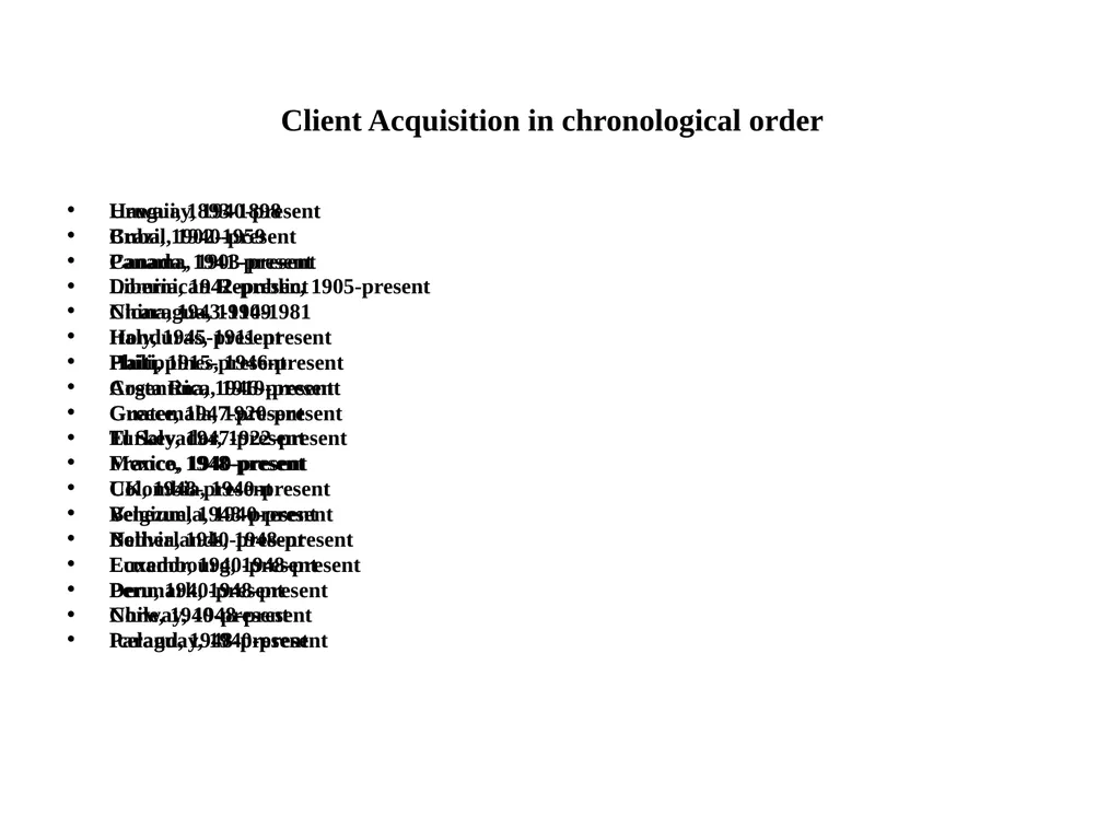An Empire of Client States Clients, Organizational - slide 17 of 19