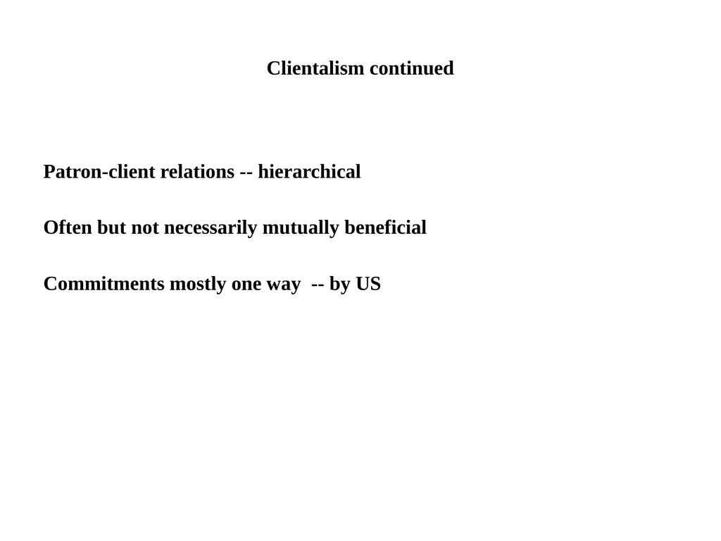 An Empire of Client States Clients, Organizational - slide 3 of 19