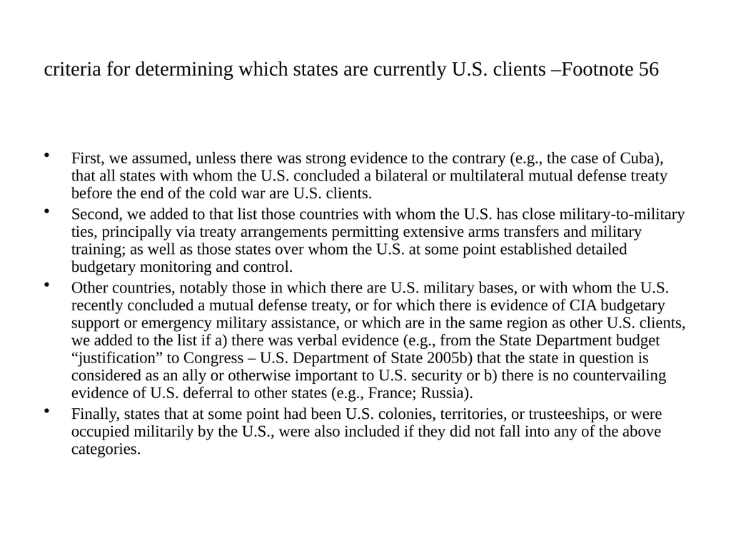 An Empire of Client States Clients, Organizational - slide 7 of 19