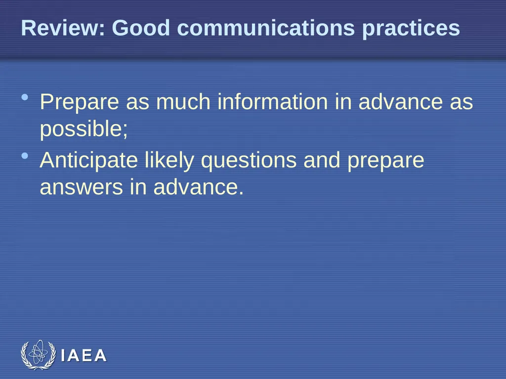 EPR-Public Communications L-011 Good Practices for - slide 6 of 20