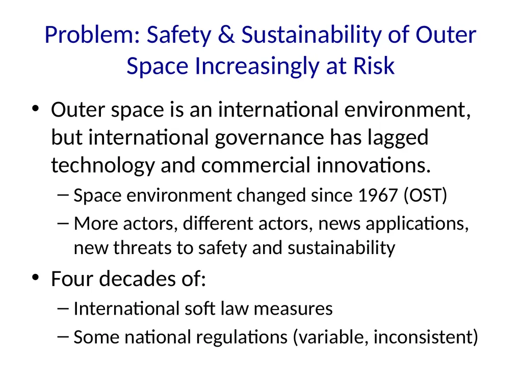National Incentives for International Governance - slide 2 of 11