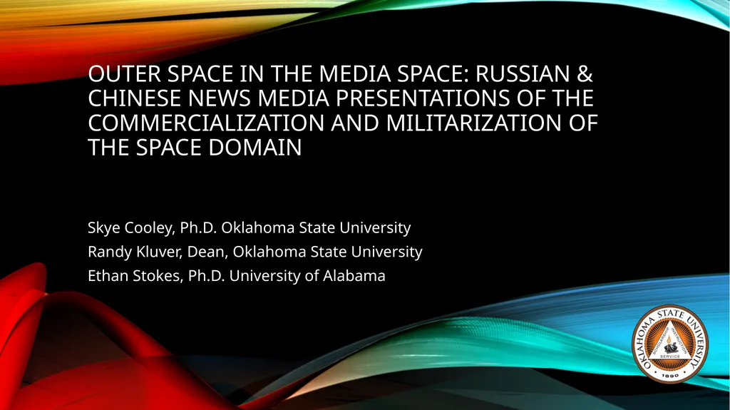 Outer Space in the Media Space: Russian & Chinese - slide 1 of 17
