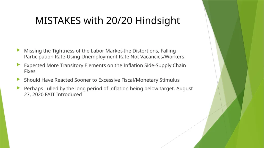 Shocks, Mistakes and Replays INP October 13, 2022 - slide 14 of 26