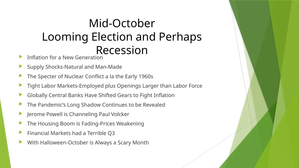 Shocks, Mistakes and Replays INP October 13, 2022 - slide 2 of 26