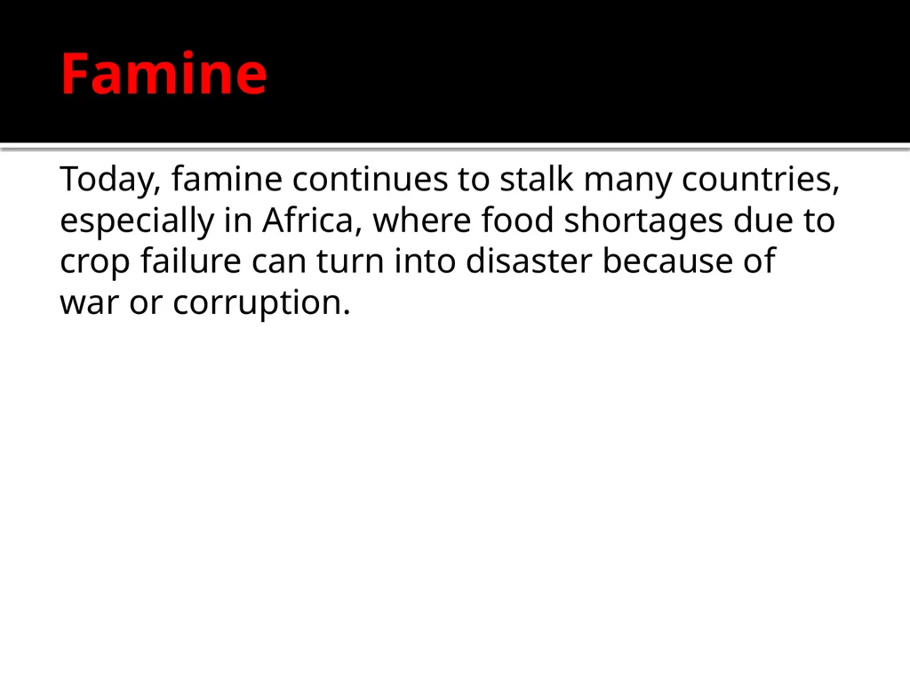 Man – made disasters Some environmental disasters - slide 23 of 24