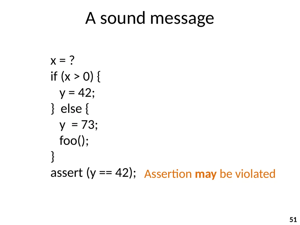 Program Analysis and Verification 0368-4479 Noam - slide 51 of 82