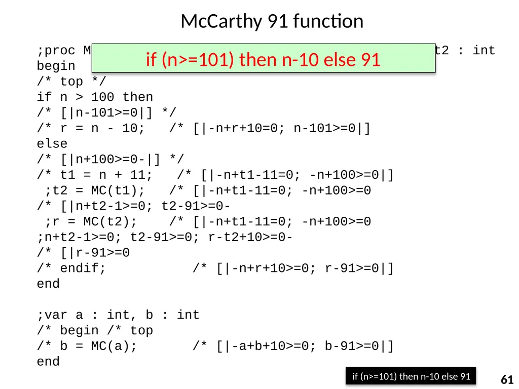 Program Analysis and Verification 0368-4479 Noam - slide 61 of 82