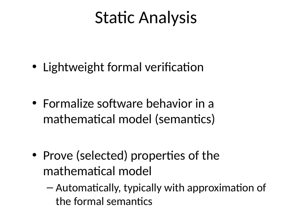 Program Analysis and Verification 0368-4479 Noam - slide 39 of 82