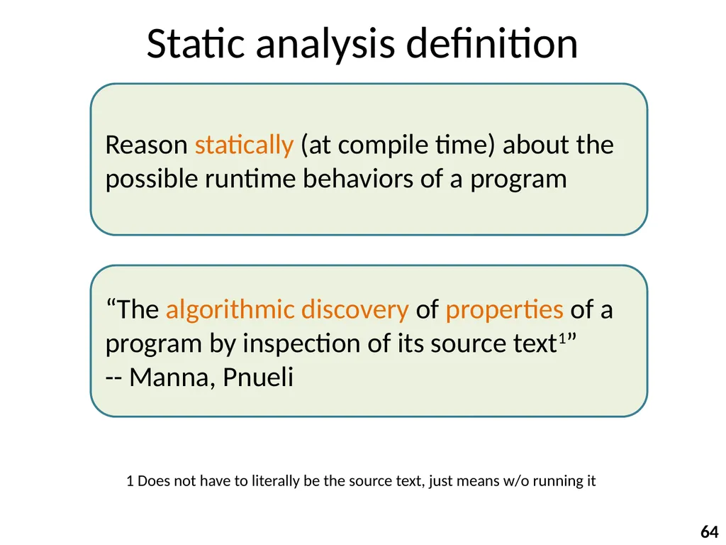 Program Analysis and Verification 0368-4479 Noam - slide 64 of 82