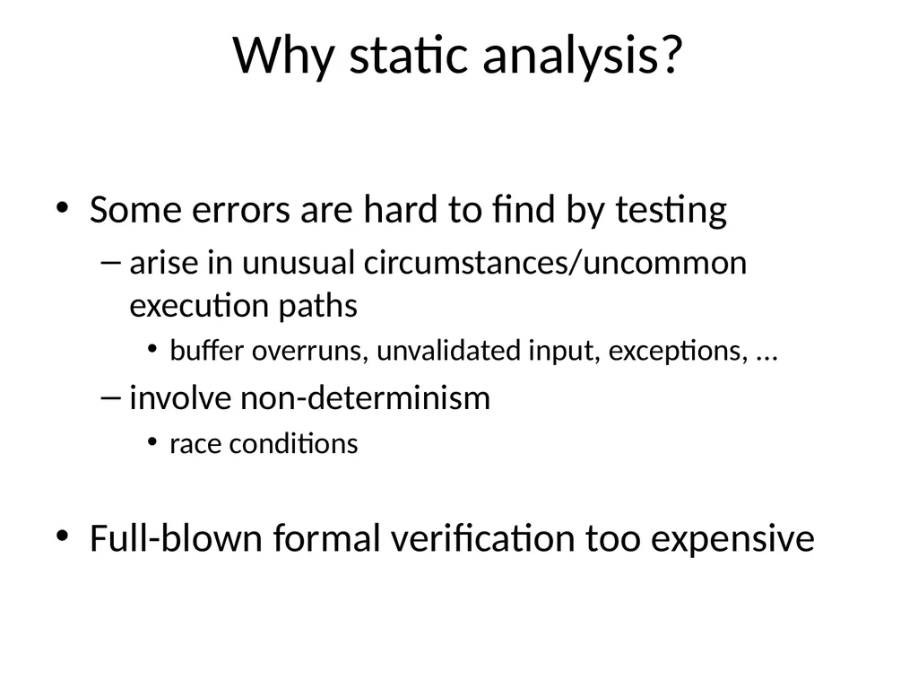 Program Analysis and Verification 0368-4479 Noam - slide 40 of 82