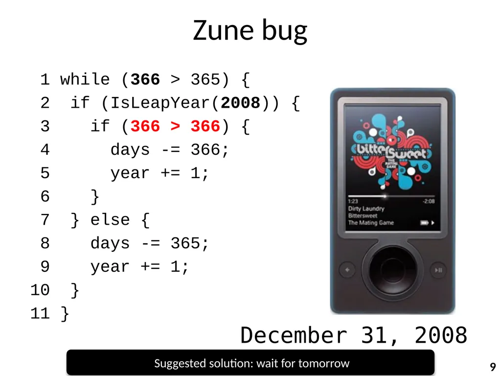 Program Analysis and Verification 0368-4479 Noam - slide 9 of 82