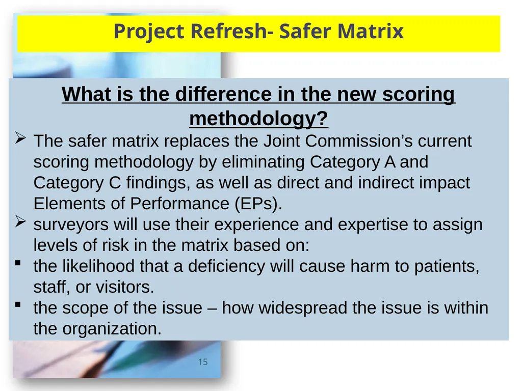 A Presentation for The Florida Healthcare - slide 15 of 47