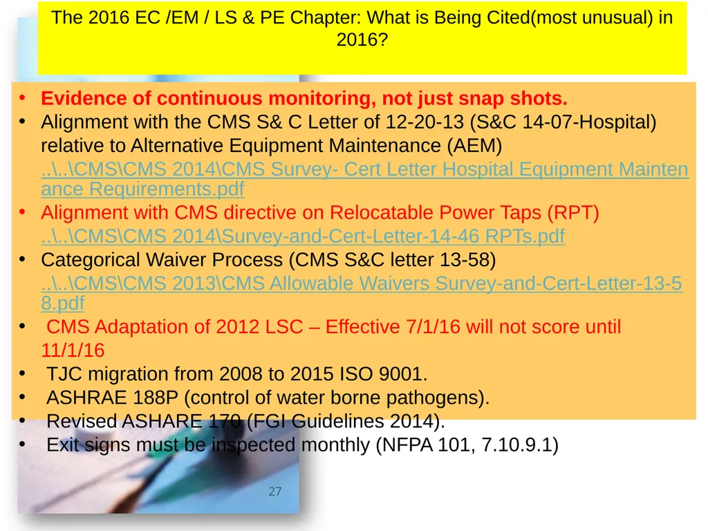 A Presentation for The Florida Healthcare - slide 27 of 47