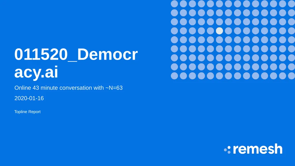011520_Democracy.ai Online 43 minute conversation