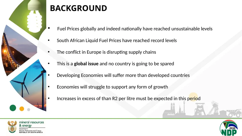 15 March 2022 PORTFOLIO COMMITTEE PRESENTATION TO - slide 4 of 13
