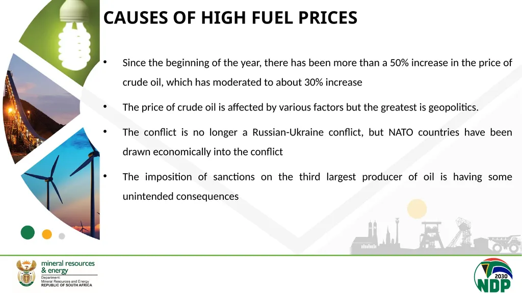 15 March 2022 PORTFOLIO COMMITTEE PRESENTATION TO - slide 5 of 13