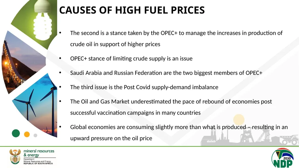 15 March 2022 PORTFOLIO COMMITTEE PRESENTATION TO - slide 6 of 13