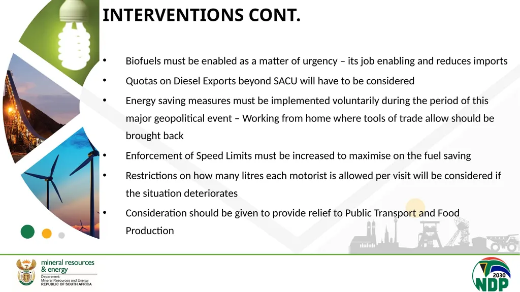 15 March 2022 PORTFOLIO COMMITTEE PRESENTATION TO - slide 11 of 13