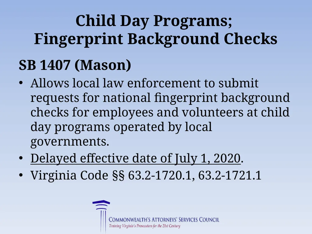 Virginia Legislative Update 2019 for Law - slide 84 of 137
