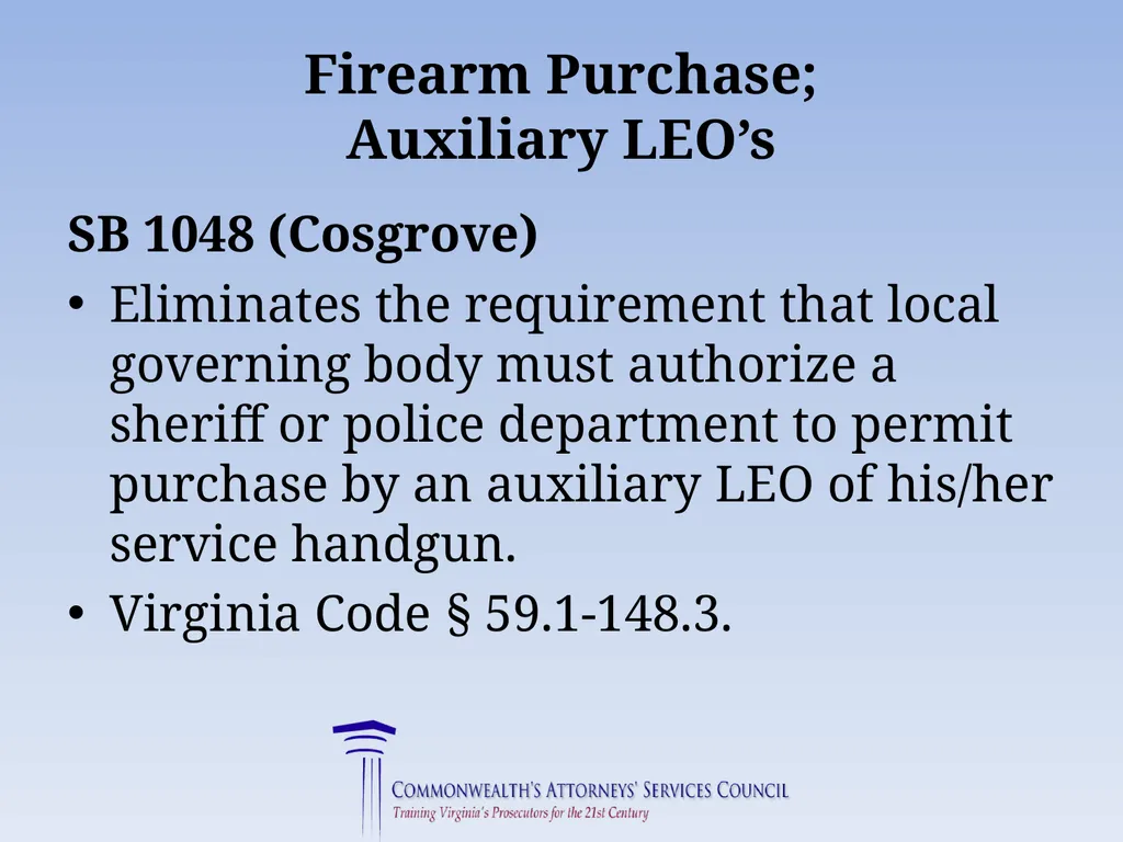 Virginia Legislative Update 2019 for Law - slide 68 of 137