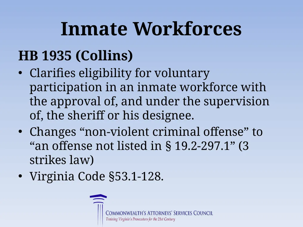 Virginia Legislative Update 2019 for Law - slide 14 of 137
