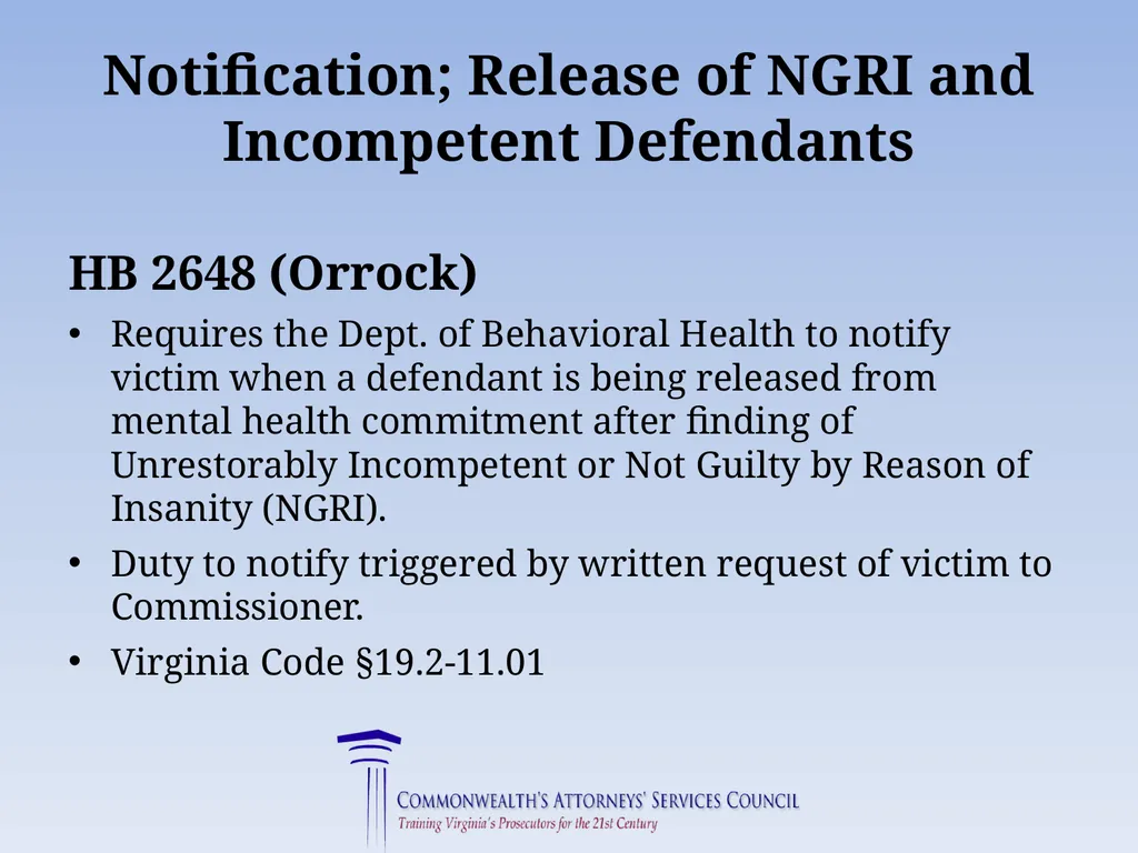 Virginia Legislative Update 2019 for Law - slide 96 of 137