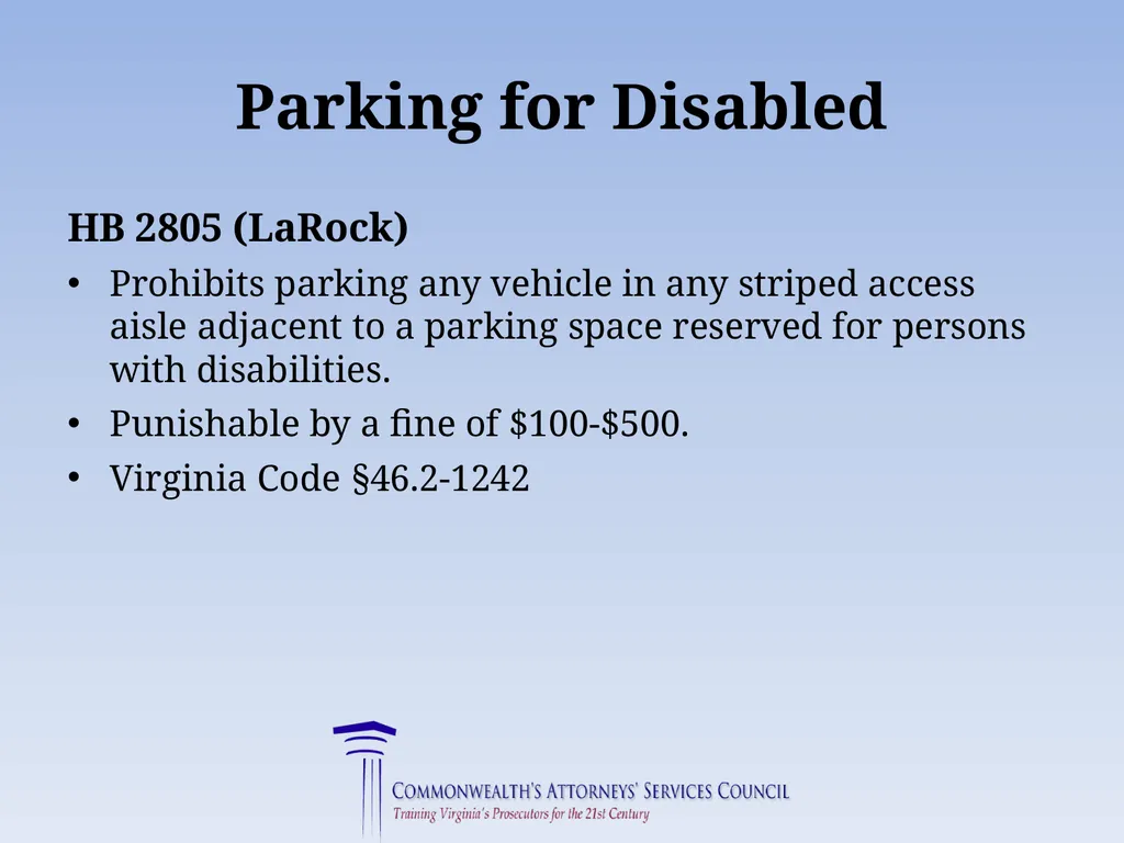 Virginia Legislative Update 2019 for Law - slide 110 of 137