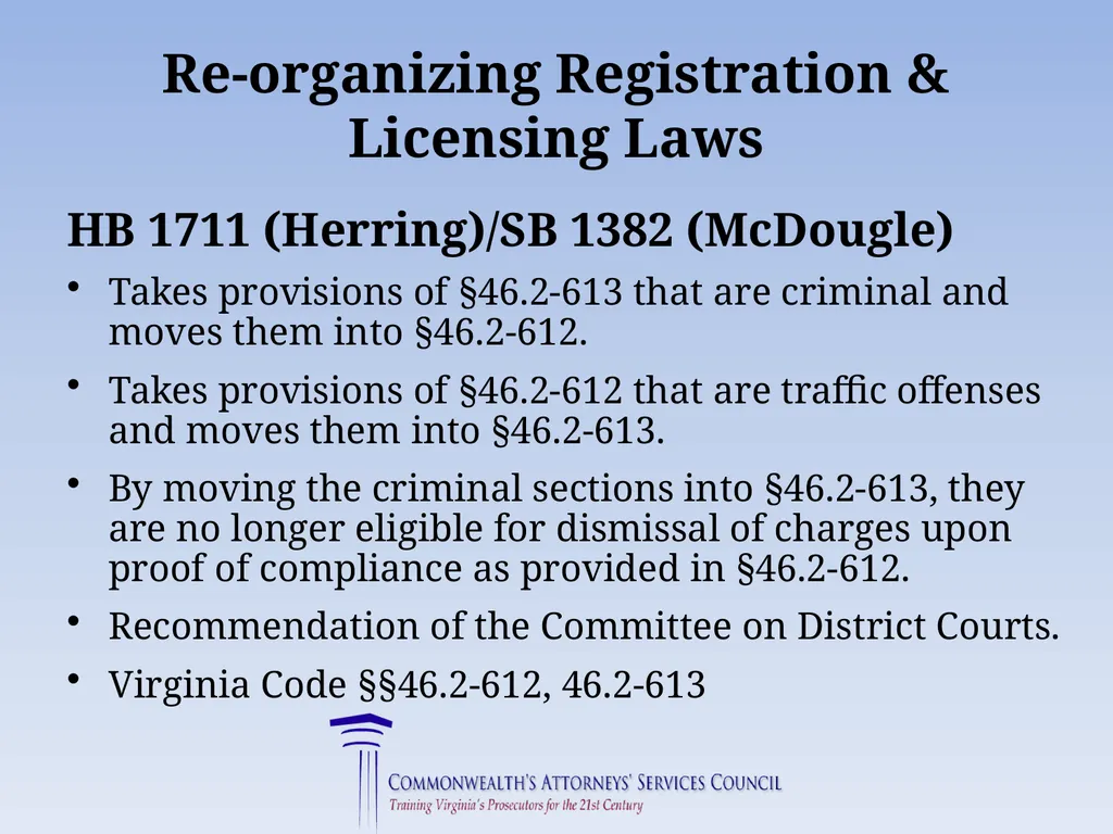 Virginia Legislative Update 2019 for Law - slide 104 of 137