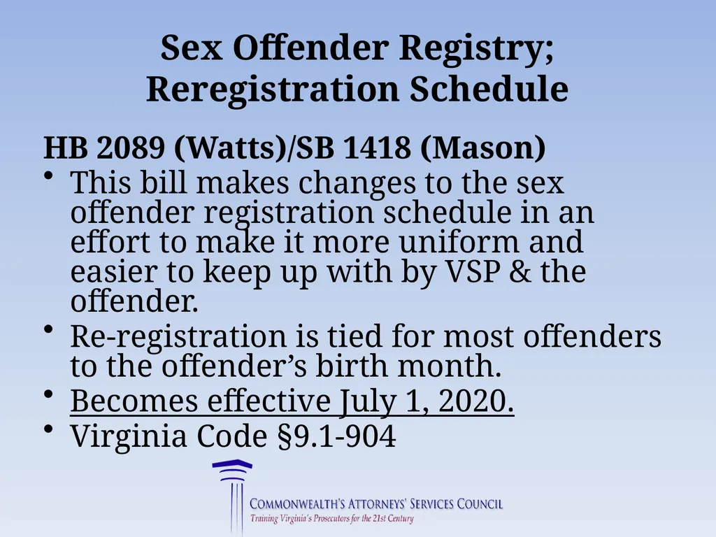 Virginia Legislative Update 2019 for Law - slide 131 of 137