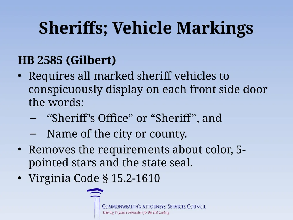 Virginia Legislative Update 2019 for Law - slide 109 of 137