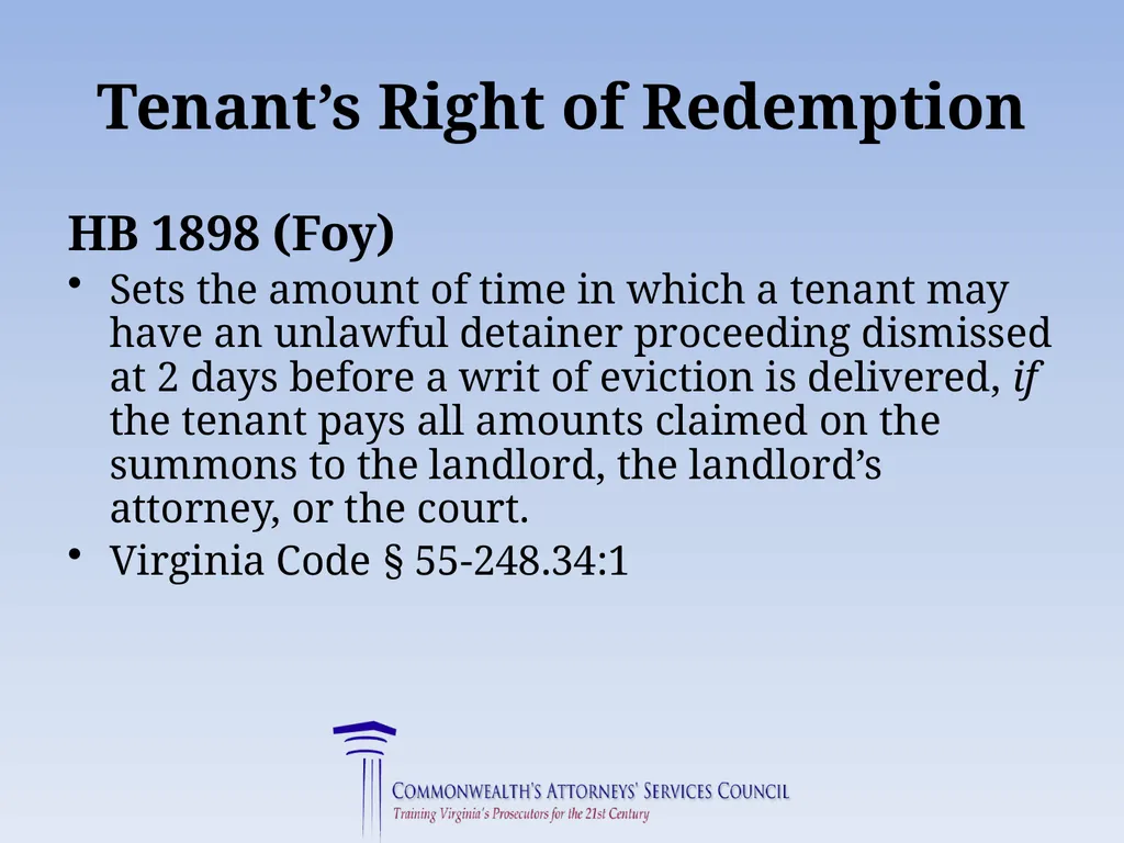 Virginia Legislative Update 2019 for Law - slide 86 of 137