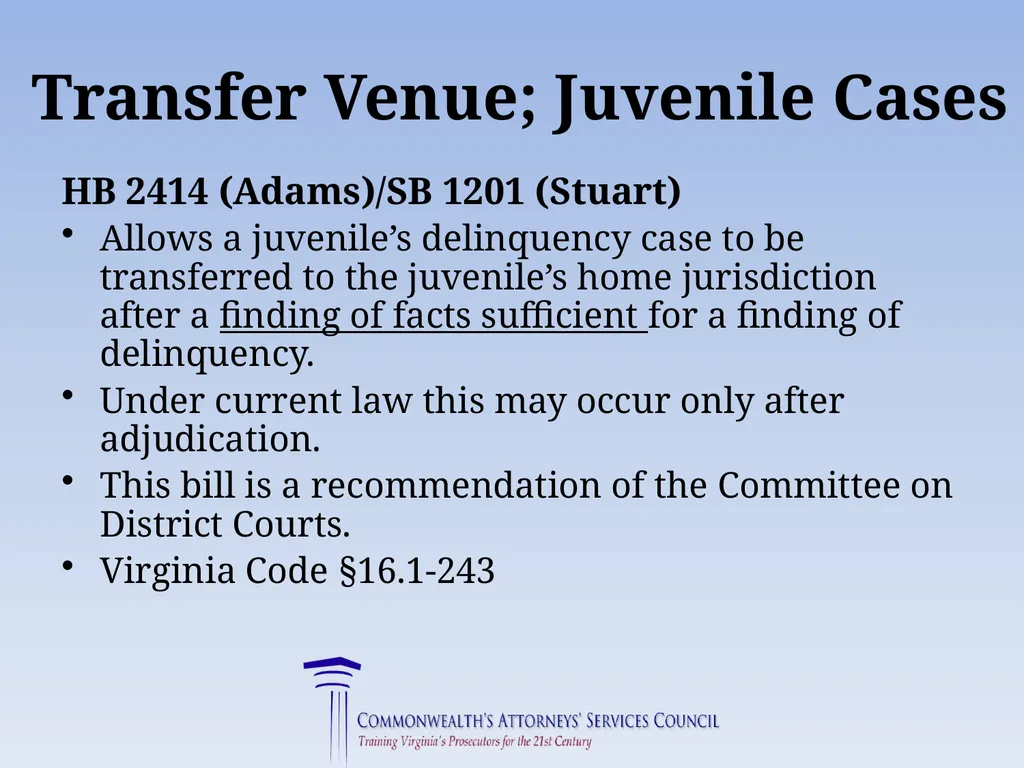 Virginia Legislative Update 2019 for Law - slide 83 of 137
