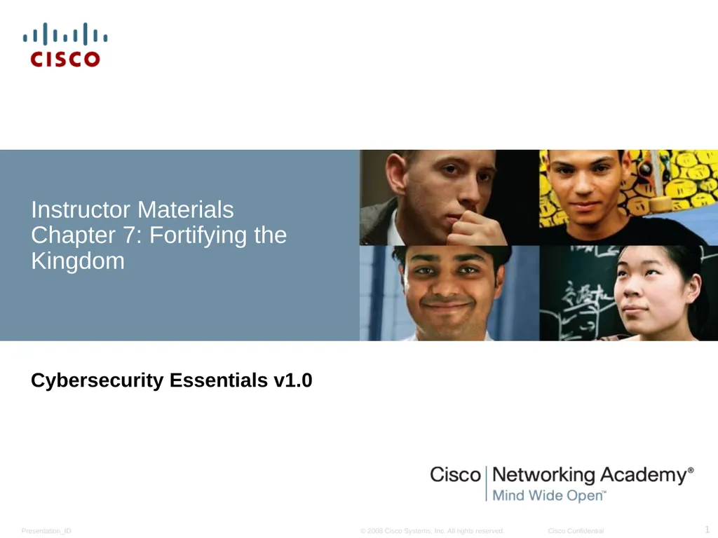 Instructor Materials Chapter 7: Fortifying the