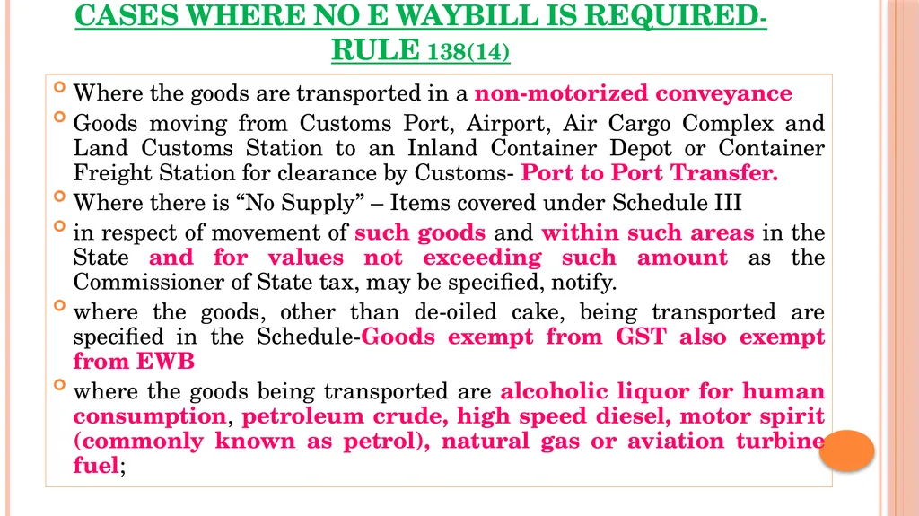 GST – KEY topics GST SEMINAR EIRC 3RD APRIL 2024 - slide 8 of 39