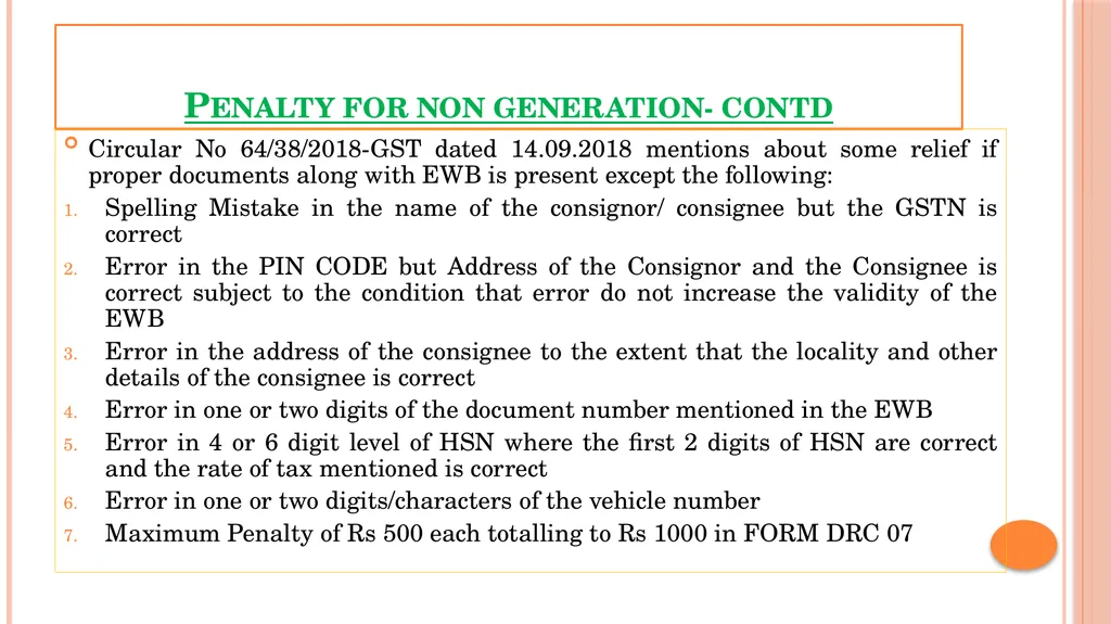 GST – KEY topics GST SEMINAR EIRC 3RD APRIL 2024 - slide 23 of 39