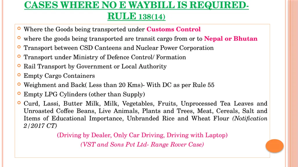 GST – KEY topics GST SEMINAR EIRC 3RD APRIL 2024 - slide 9 of 39