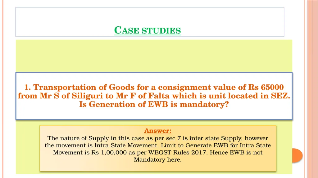 GST – KEY topics GST SEMINAR EIRC 3RD APRIL 2024 - slide 4 of 39