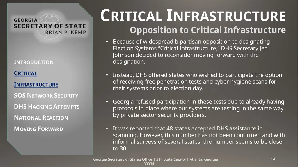 Critical Infrastructure & DHS Hacking Attempts - slide 14 of 26