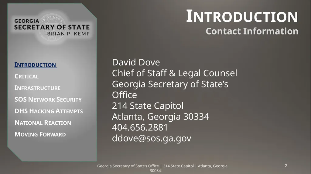 Critical Infrastructure & DHS Hacking Attempts - slide 2 of 26