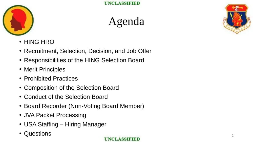 SELECTION BOARD TRAINING HAWAII NATIONAL GUARD - slide 2 of 48