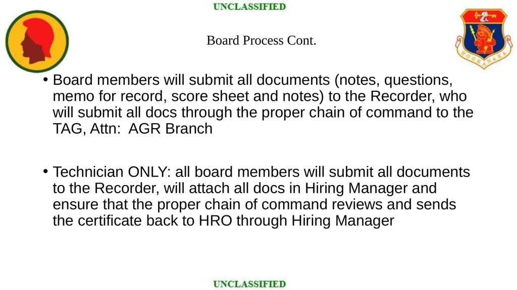 SELECTION BOARD TRAINING HAWAII NATIONAL GUARD - slide 38 of 48