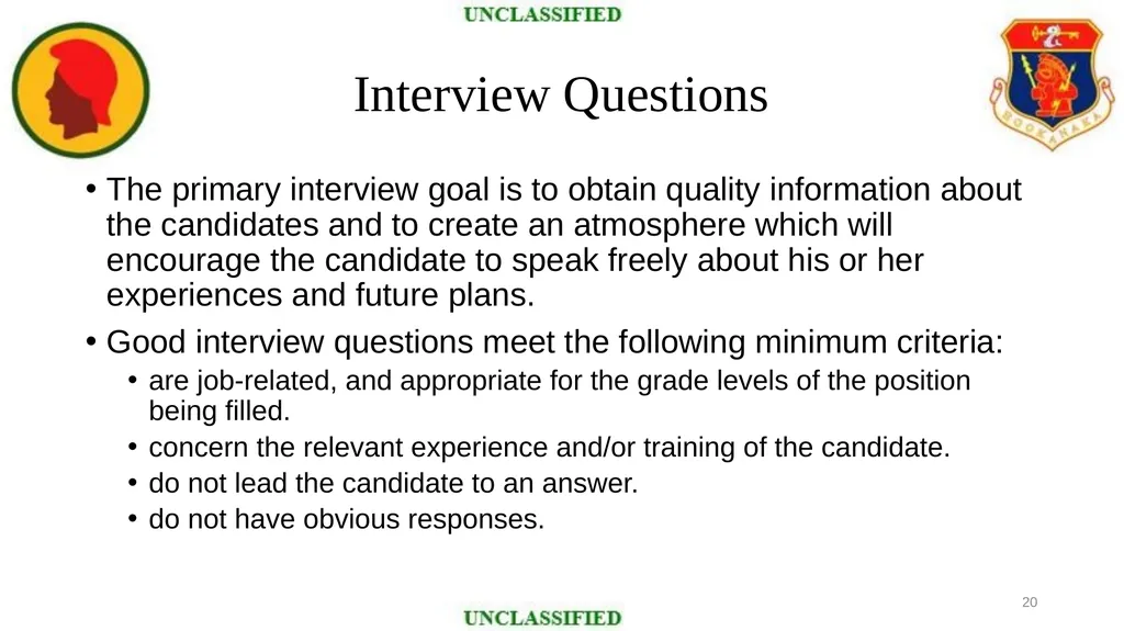 SELECTION BOARD TRAINING HAWAII NATIONAL GUARD - slide 20 of 48