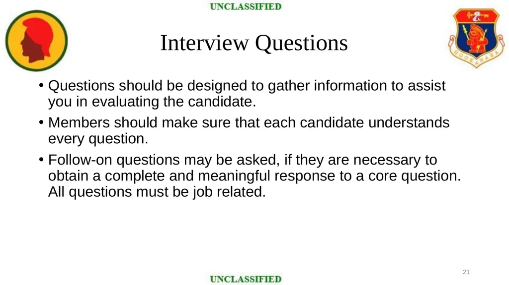 SELECTION BOARD TRAINING HAWAII NATIONAL GUARD - slide 21 of 48