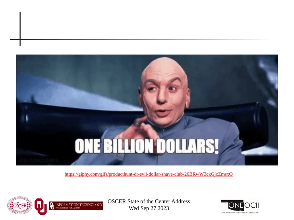 Oklahoma Supercomputing Symposium 2023 Happy 22nd - slide 3 of 160