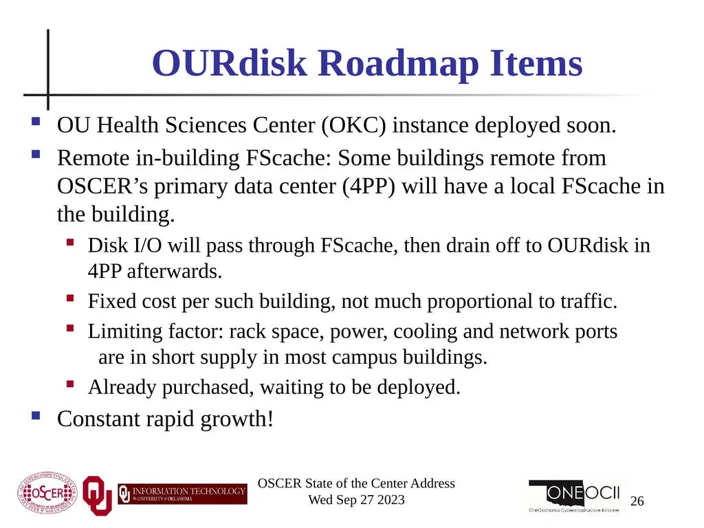 Oklahoma Supercomputing Symposium 2023 Happy 22nd - slide 26 of 160