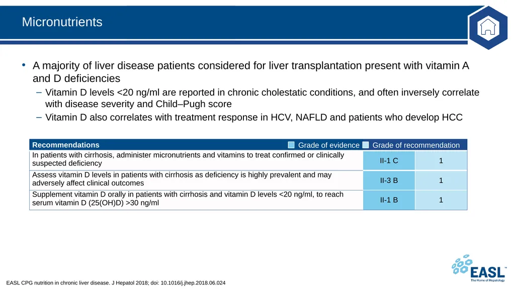 Nutrition in chronic liver disease Clinical - slide 34 of 49