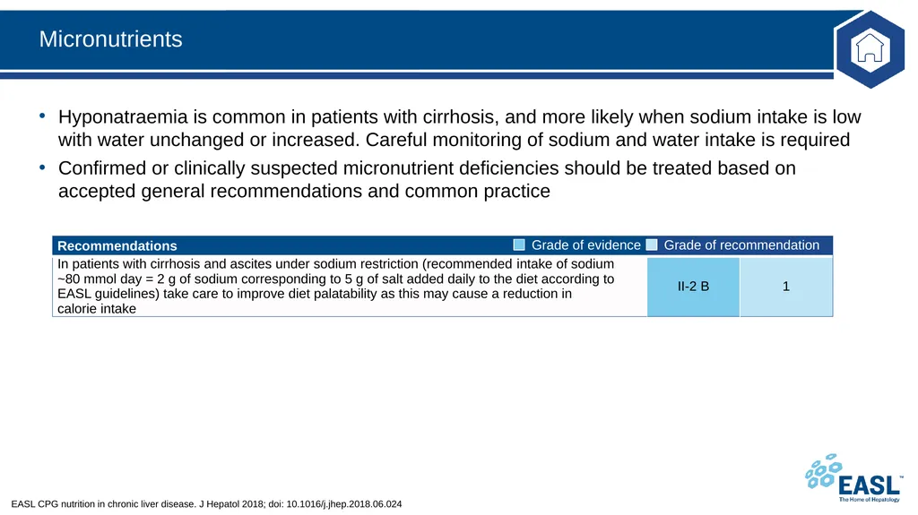 Nutrition in chronic liver disease Clinical - slide 35 of 49