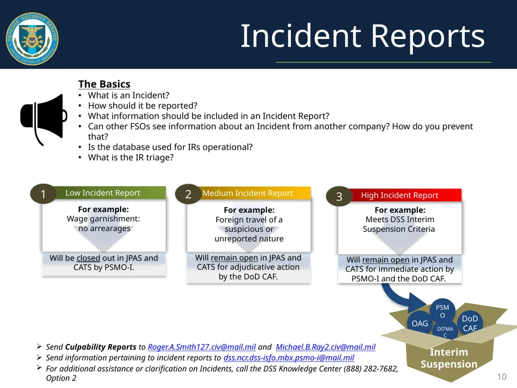 Personnel Security Update January 2017 Presented - slide 10 of 21