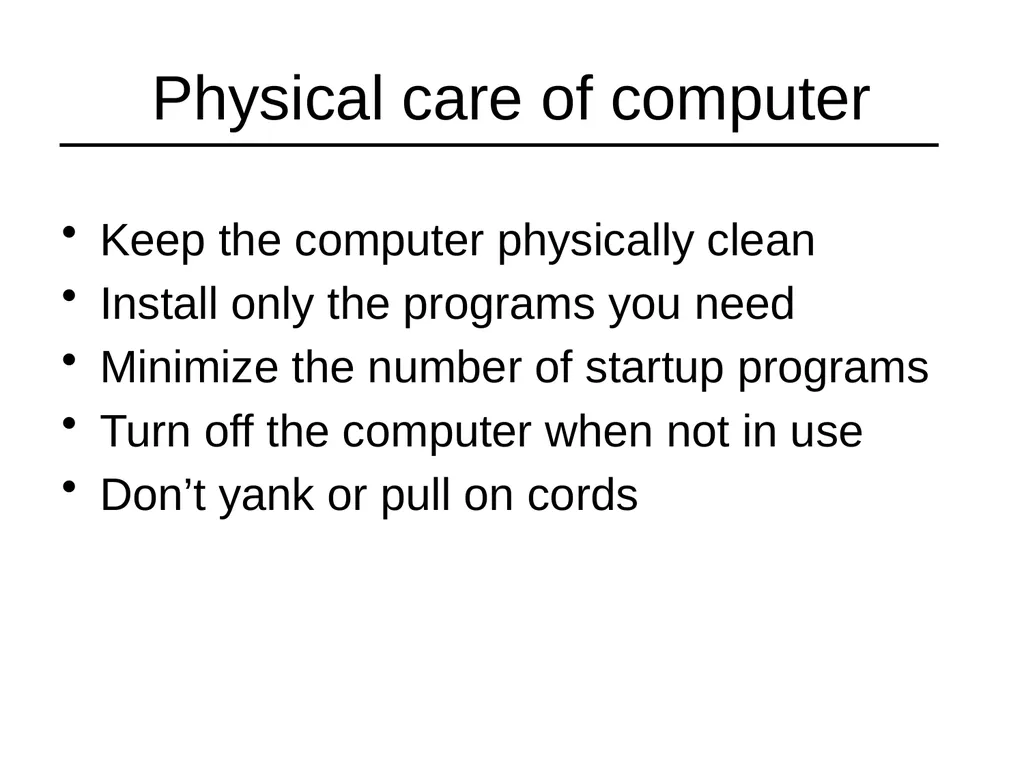 Keep Your Computer Clean Sue Kayton October 2015 - slide 2 of 27