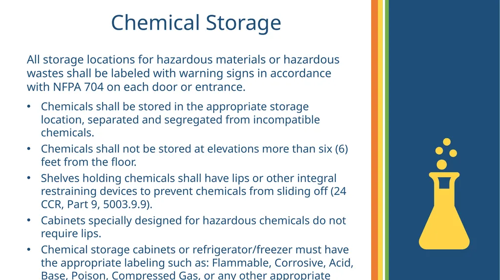 Hazardous Materials Business Plan Training Program - slide 14 of 73